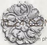 Розетки (ROSETTE_1334 -  | 3D model 3DSMAX / OBJ / STL) 3D модель для ЧПУ станка